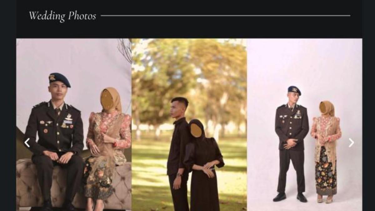 MENGHILANG SAAT NIKAH - Kolase foto prewed Bripda Tri Farhan Mahieu dan Sukmawati H. Rahman. Keduanya batal menikah lantaran mempelai laki-laki tiba-tiba tak datang ke pernikahan.