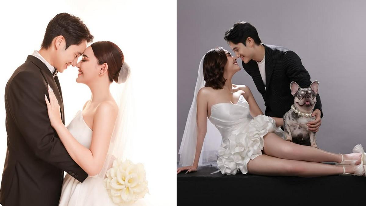 PREWED AMANDA MANOPO - Kolase potret Amanda Manopo dan Kenny Austin gelar prewed. Fotonya akhirnya dirilis