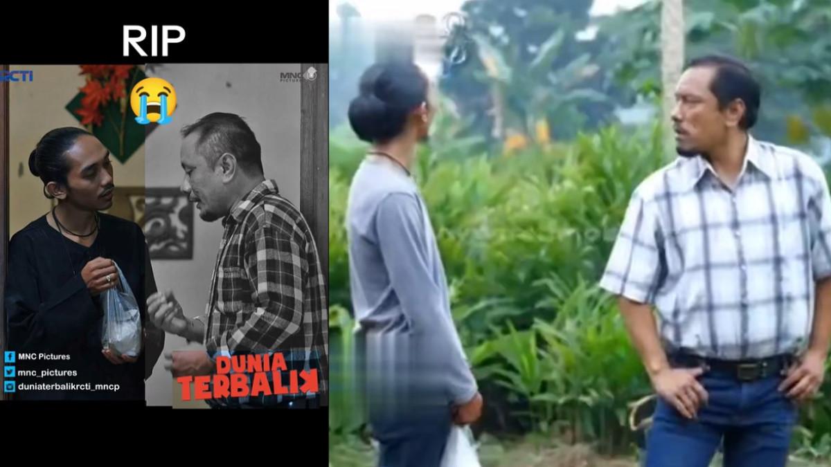 KABAR DUKA - Kolase potret Bos Idan di sinetron dunia terbalik. Asep Suhendar pemeran Bos Idan meninggal dunia
