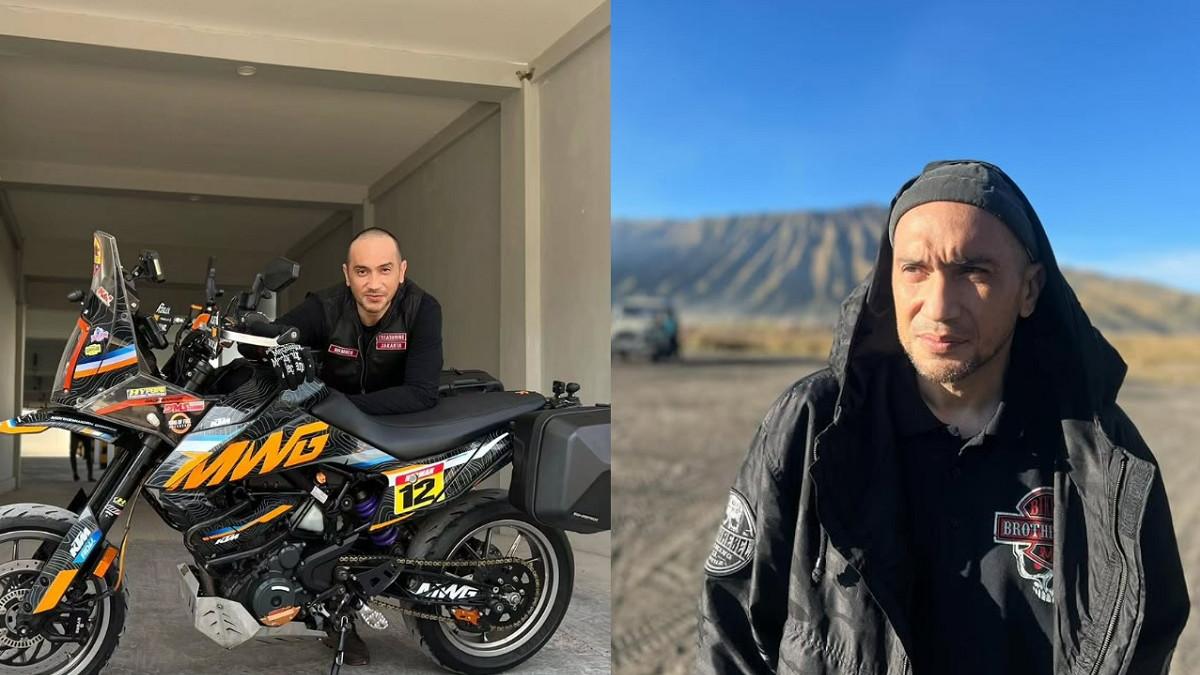 GARY ISKAK MENINGGAL - Kolase potret Gary Iskak dan hobinya pada motor