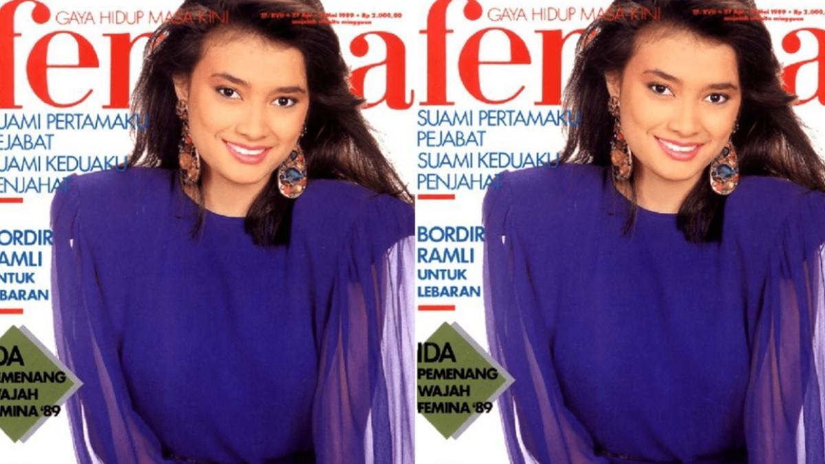 ISTRI MENKEU PURBAYA - Kolase potret Ida Yulidana istri Menkeu Purbaya ketika masih menjadi model. Foto diambil dari Instagram @cerita_gadissampul