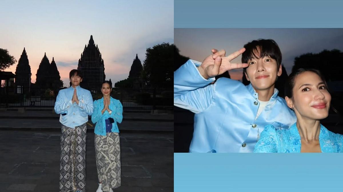 JI CHANG WOOK MELOKAL - Kolase potret Ji Chang Wook syuting bareng Pevita Pearce pakai busana adat Jawa