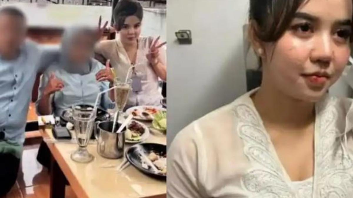 NISYA PRAMUGARI GADUNGAN - Kolase potret Nisya yang menyamar jadi pramugari Batik Air.