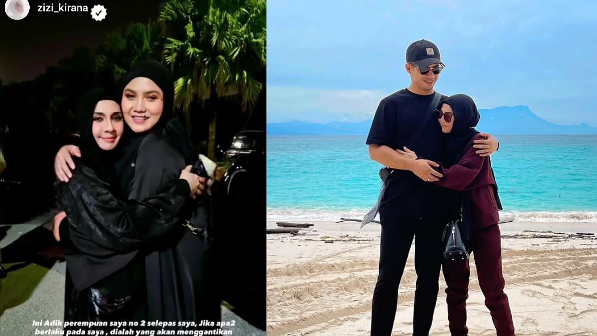 GLOBAL SUMUD FLOTILLA - Kolase potret Zizi Kirana bersama adik dan suami diambil dari Instagram @zizikirana