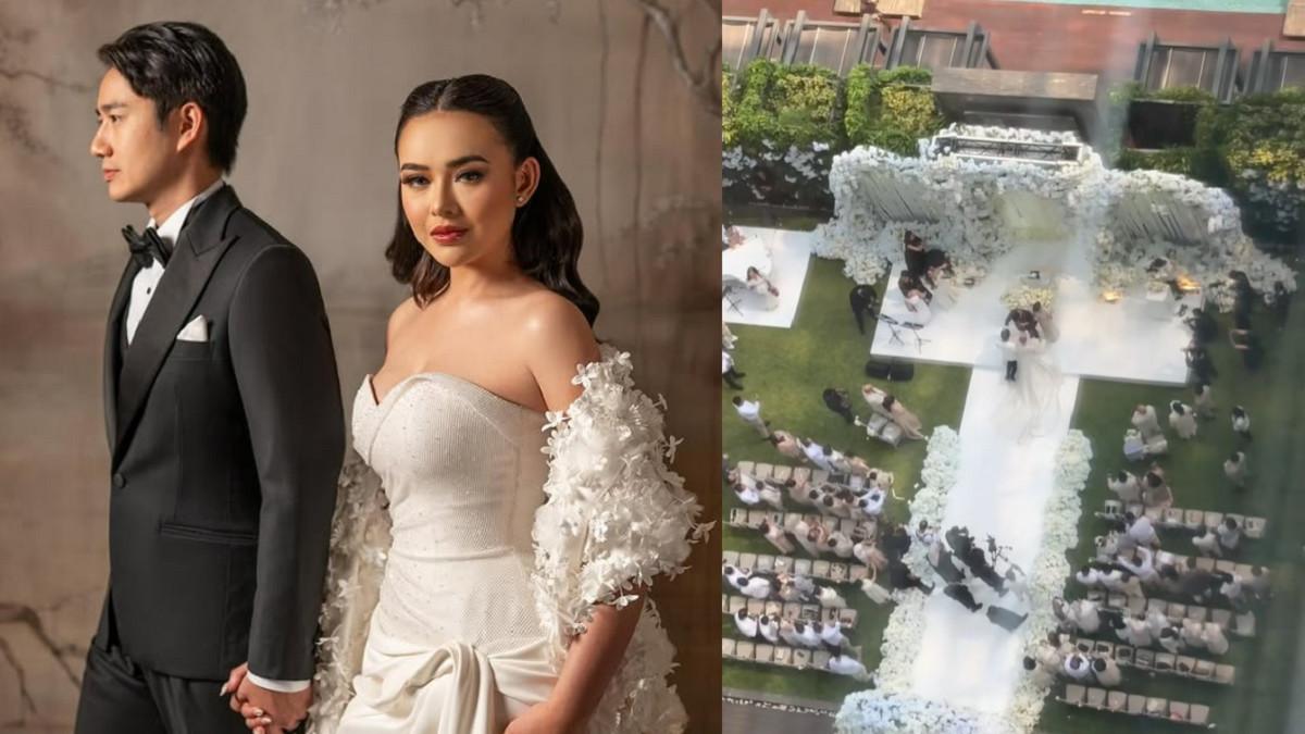 PERNIKAHAN AMANDA MANOPO - Kolase potret pernikahan Amanda Manopo dan venue tempat ia menikah