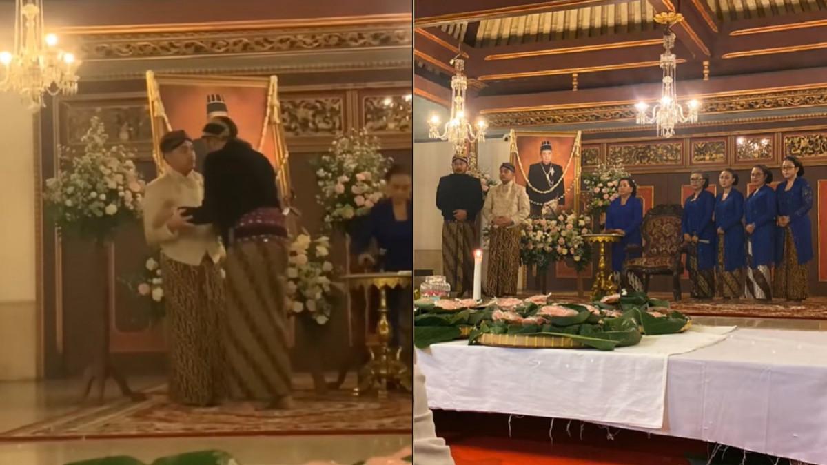 REBUTAN TAKHTA DI SOLO - Kolase potret persaudaraan KGPH Hangabehi dan KGPAA Purboyo sebelum saling berebut takhta di Keraton Solo. Foto diambil dari TikTok @pecintajasuke16