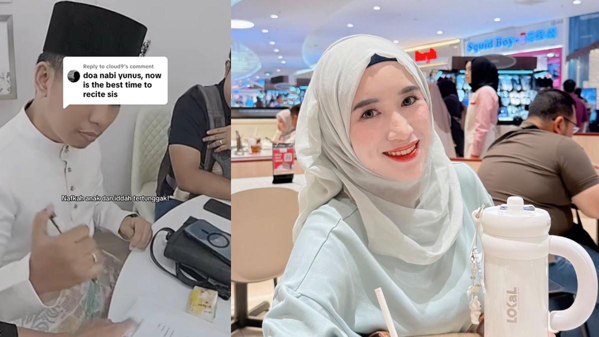 PERCERAIAN VIRAL - Kolase potret wanita datangi pernikahan suami sambil bawa surat cerai. Foto diambil dari Instagram @lisaa_aa