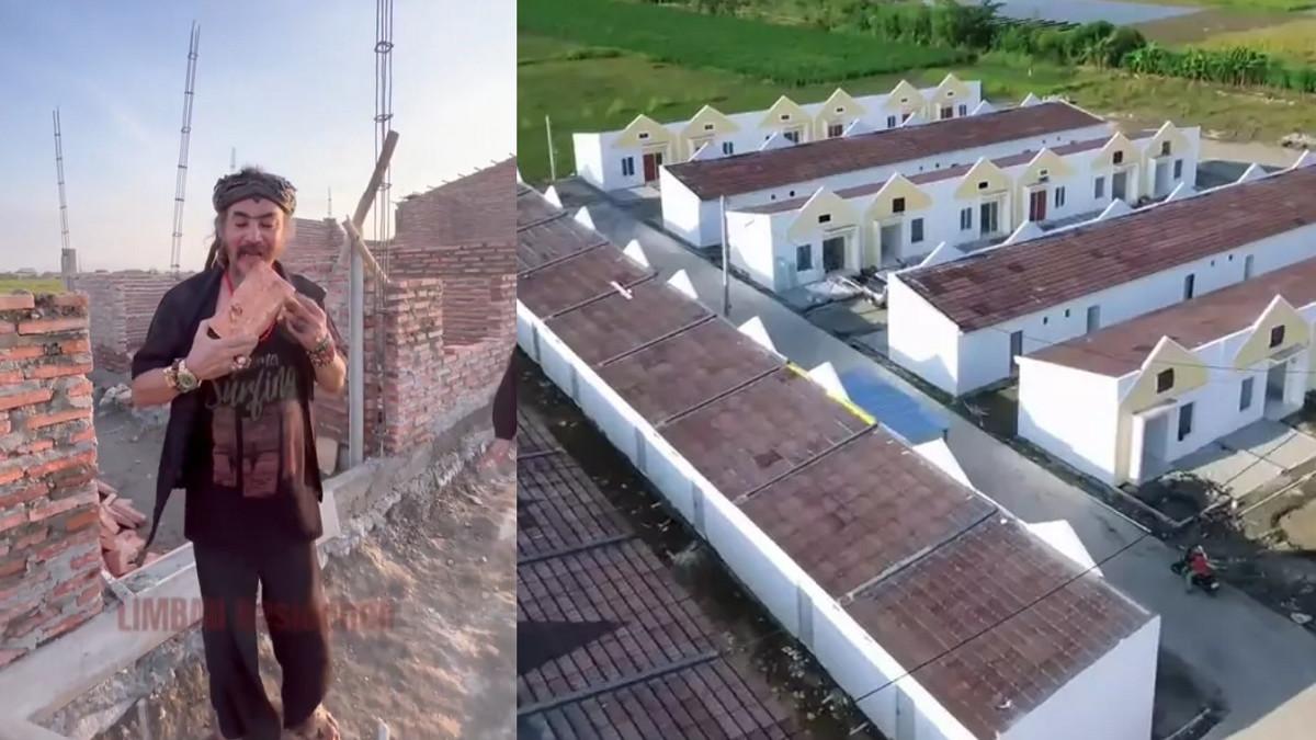 LIMBAD BOS PROPERTI - Kolase potret Limbad saat tinjau proyek perumahannya, foto diambil dari TikTok @limbad.group. Limbad jadi bos properti pasarkan empat perumahan sekaligus