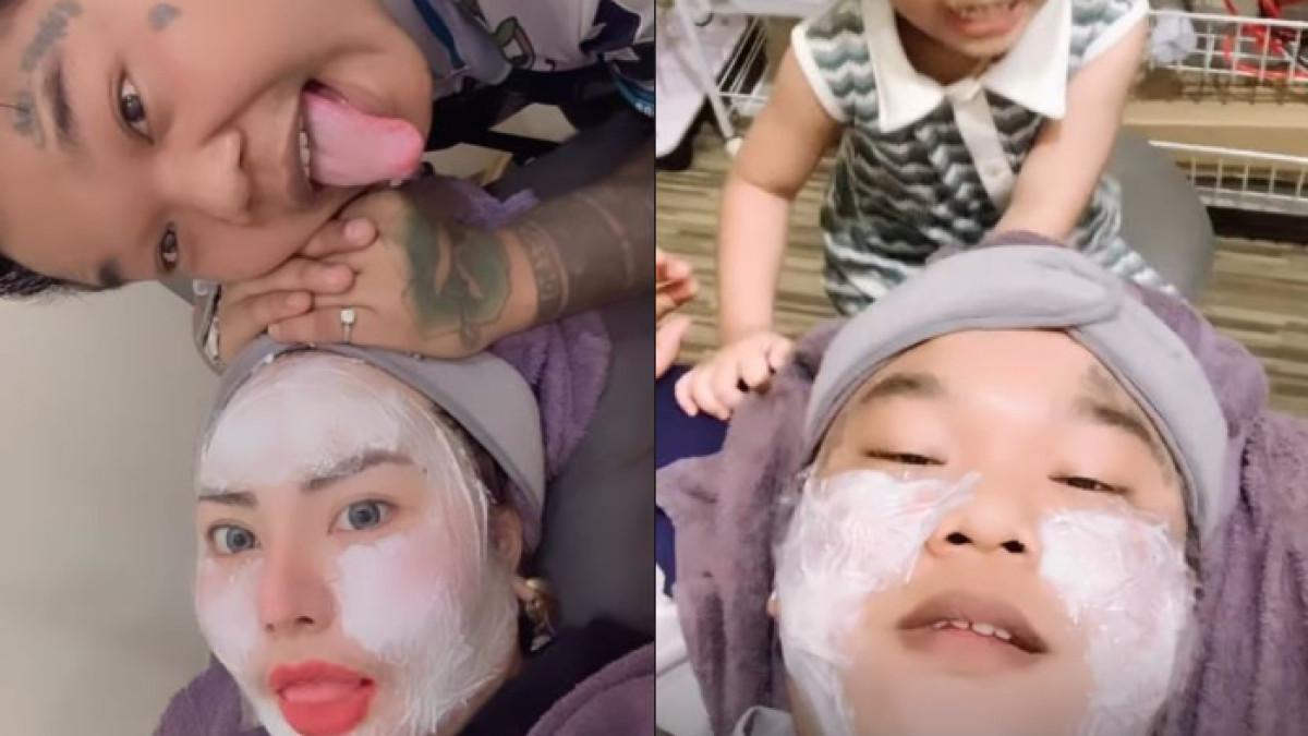 NASIB LISA MARIANA - Lisa Mariana dijemput paksa setelah jadi tersangka kasus video syur. Ia pun sempat perawatan wajah sebelum dijemput paksa.