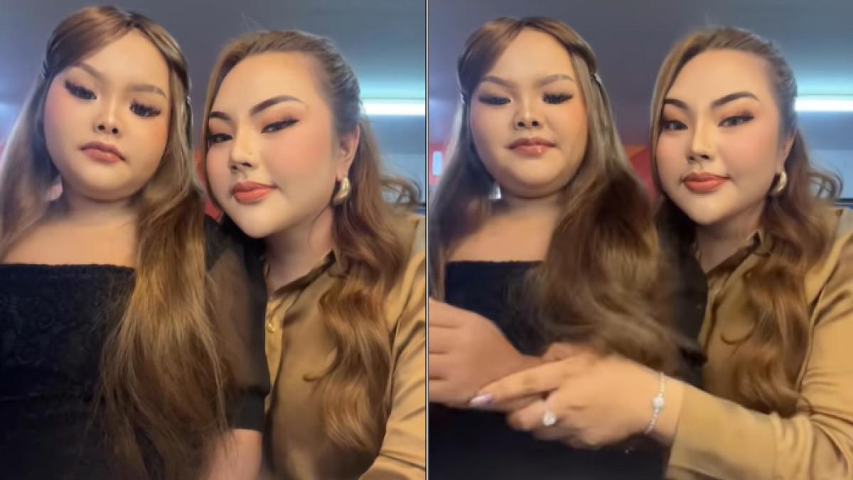 SOSOK NAZWA - Potret Lisa Mariana dan Nazwa diambil dari Instagram pada Minggu (21/9/2025). Lisa Mariana senang melihat Nazwa yang viral mirip dengan dirinya.