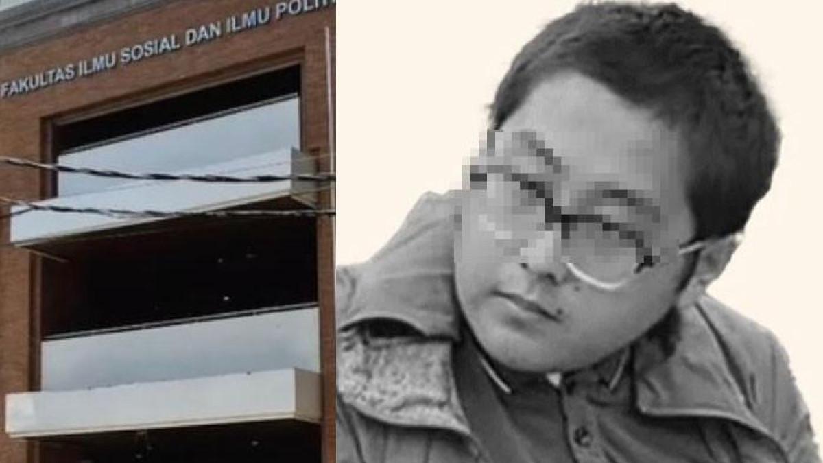 MAHASISWA UDAYANA TEWAS: Lukas, Ayah Timothy Anugerah (kanan) membongkar dua kejanggalan di balik kematian sang putra. Lukas menemukan bukti baru di TKP tewasnya Timothy di kampus Universitas Udayana (kiri).