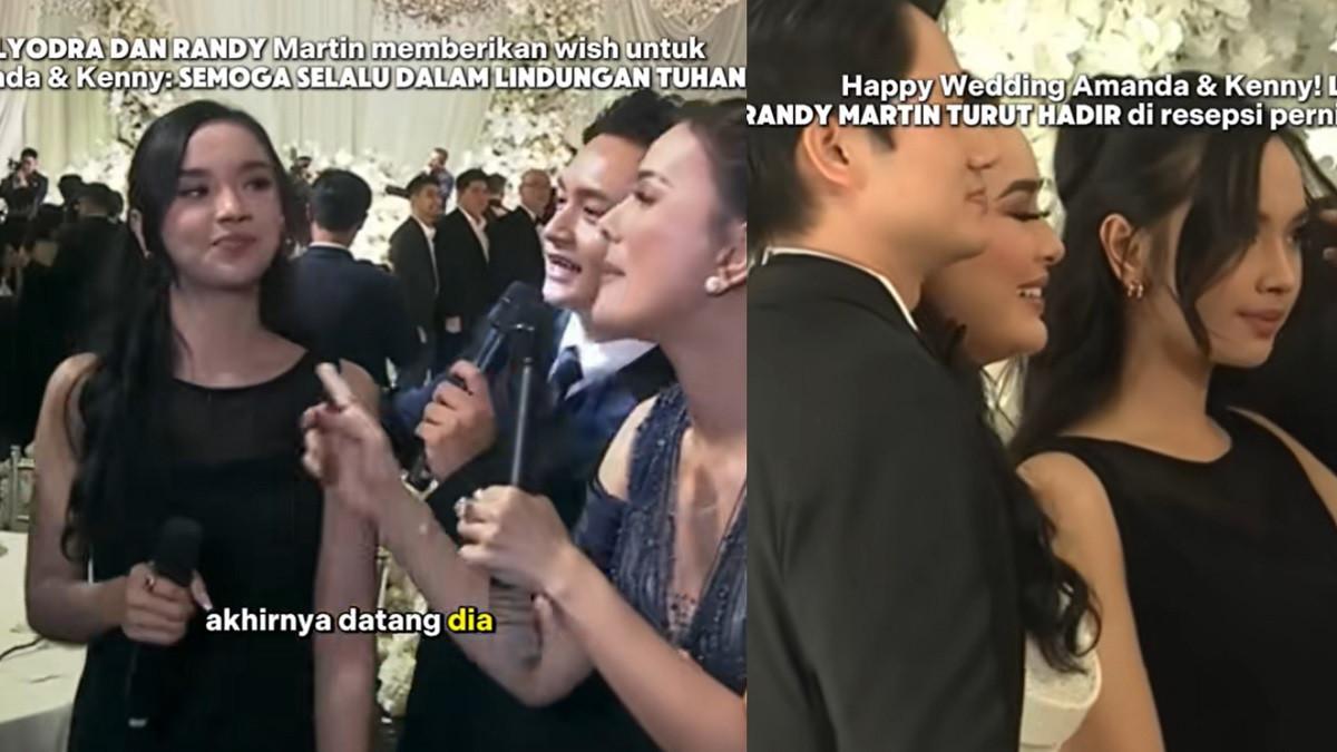 AMANDA MANOPO MENIKAH - Lyodra dan Randy Martin hadiri pernikahan Amanda Manopo dan Kenny Austin