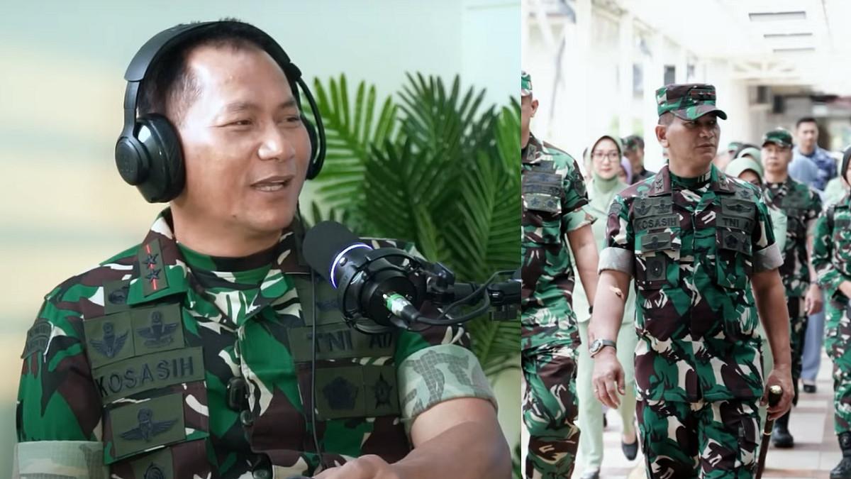KISAH MAYJEN KOSASIH - Kolase potret Mayjen Kosasih diambil dari YouTube Kodam Siliwangi dan Instagram @jenderalsantri. Mayjen Kosasih ungkap kisah kehidupannya