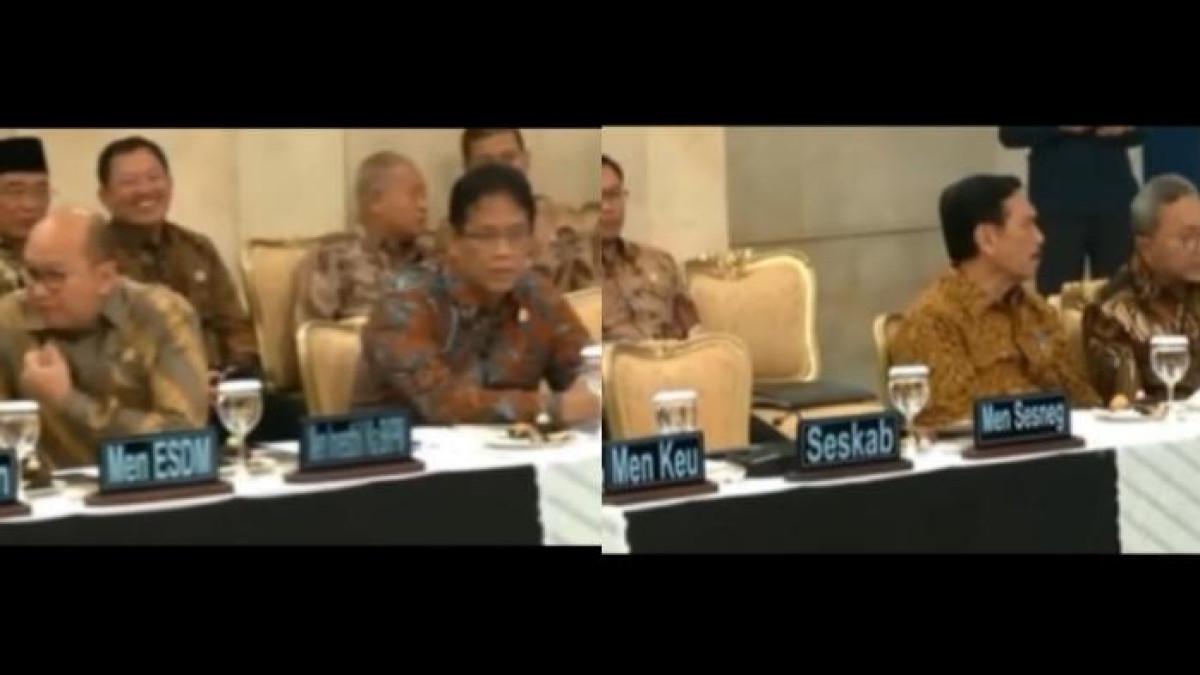 HADIR SAAT SIDANG - Menteri Keuangan Purbaya Yudhi Sadewa hadir dalam sidang Kabinet Merah Putih, di Istana Kepresidenan, Jakarta Pusat, pada Senin (20/10/2025).