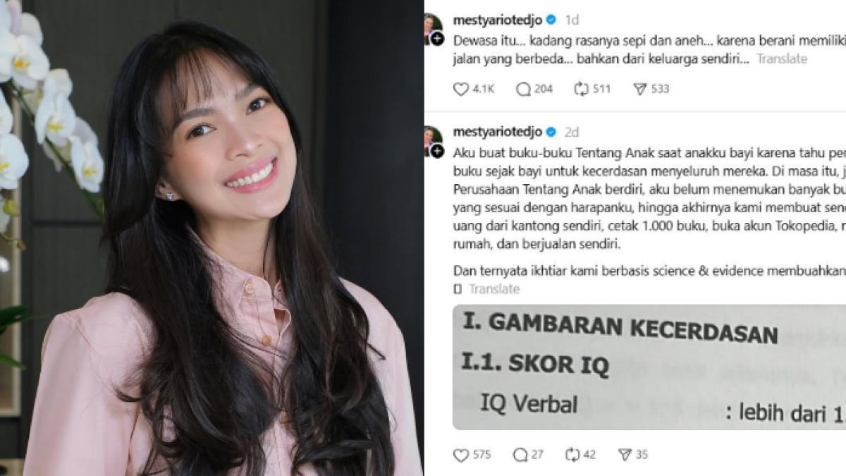 POSTINGAN MESTY ARIOTEDJO - Mesty Ariotedjo adalah kakak Dito Ariotedjo yang berprofesi sebagai dokter spesialis anak. Ia membuat postingan yang mencuri perhatian saat adiknya diterpa tudingan selingkuh.