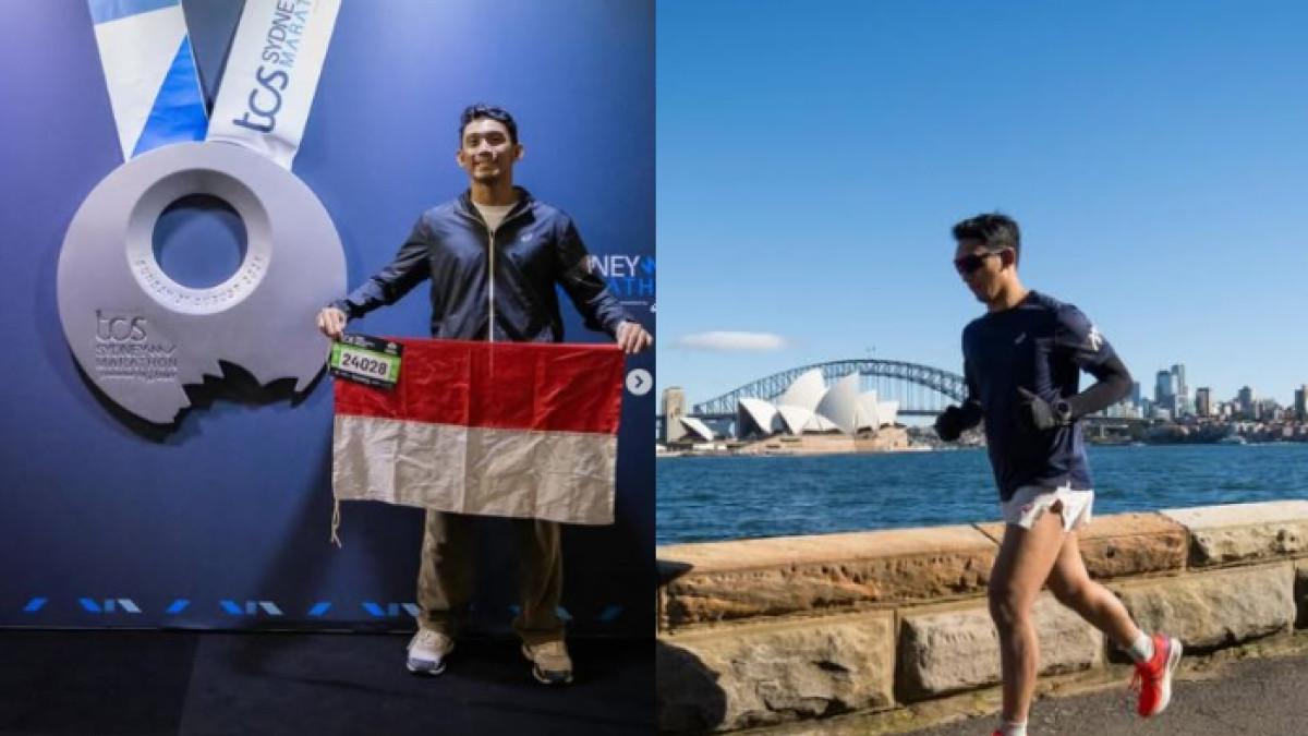 DAFFA  WARDHANA - Momen Daffa Wardhana ikut Sydney Marathon.