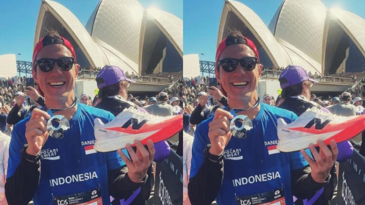 DANIEL MANANTA - Momen Daniel Mananta ikut marathon di Sydney.