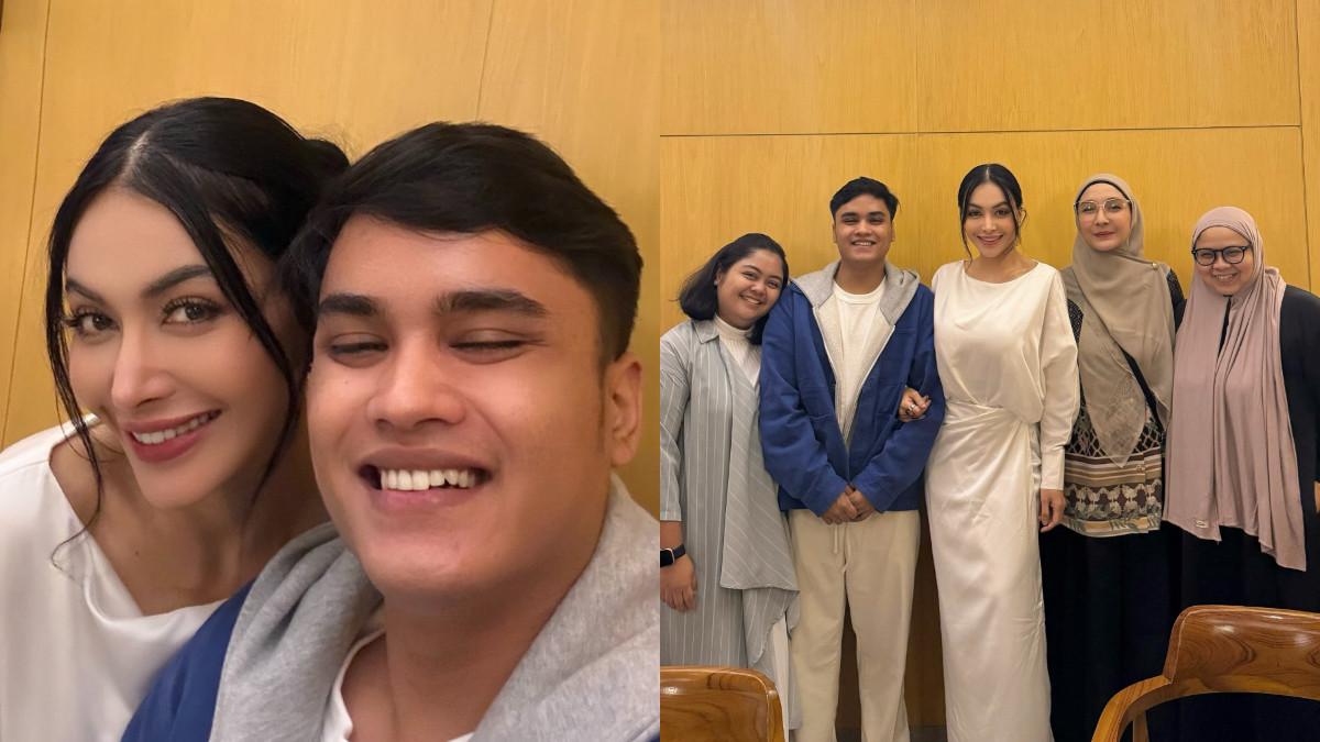 KABAR ARTIS - Momen Denada dan Ressa Rossano akhirnya bertemu dengan di momen Lebaran 2026.