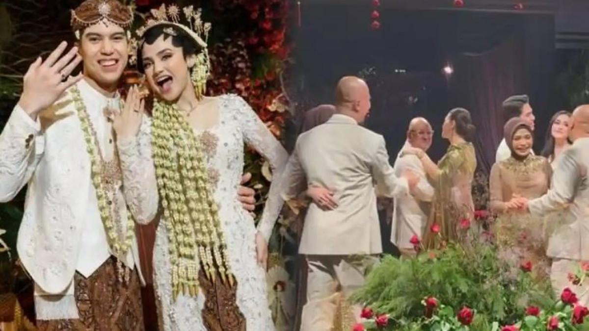 PERNIKAHAN EL RUMI - Momen Trio Gundul di Nikahan El Rumi dan Syifa Hadju, Eskpresi Maia Saat Dansa Bareng Mulan Disorot