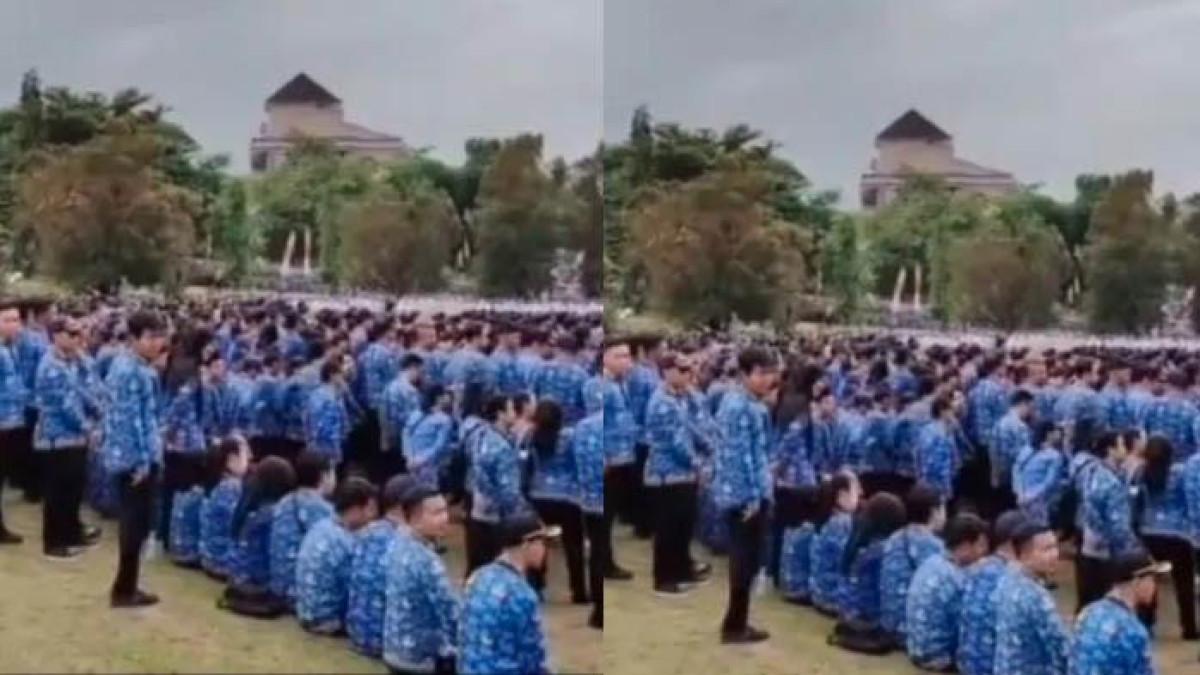 UPACARA KEMERDEKAAN - Momen sakral kemerdekaan di Landak Kalimantan Barat ternodai ulah para ASN yang tak tahu malu.