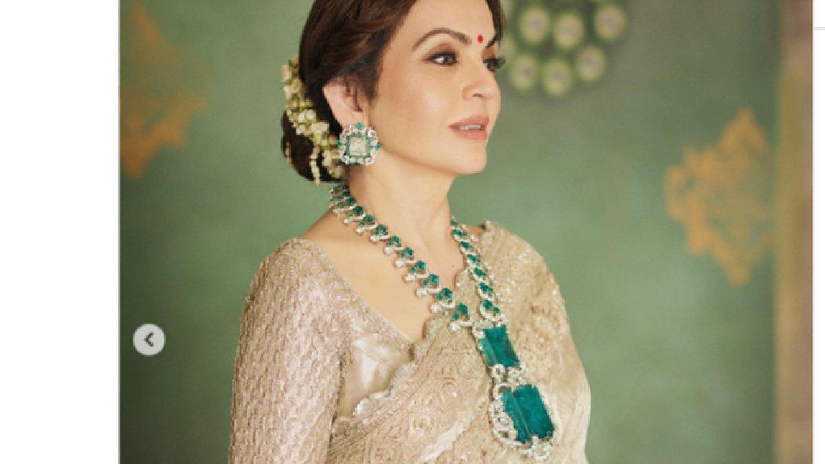 Potret Kalung Senilai Hampir Rp 1 Triliun yang Dikenakan Nita Ambani, Ternyata Berlian Zamrud Langka