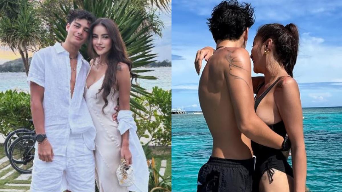 KISAH CINTA OLLA - Olla Ramlan diduga menjalani hubungan asmara dengan Tristan Molina, model sekaligus aktor yang berusia 20 tahun lebih muda darinya. Baru-baru ini mereka terpantau liburan mesra di Gili Meno Lombok.