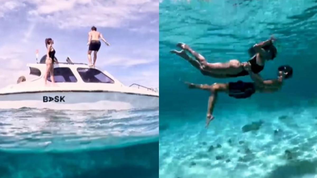 KABAR OLLA RAMLAN - Olla Ramlan makin mesra dengan Tristan Molina. Keduanya terlihat menikmati liburan di Gili Meno Lombok.