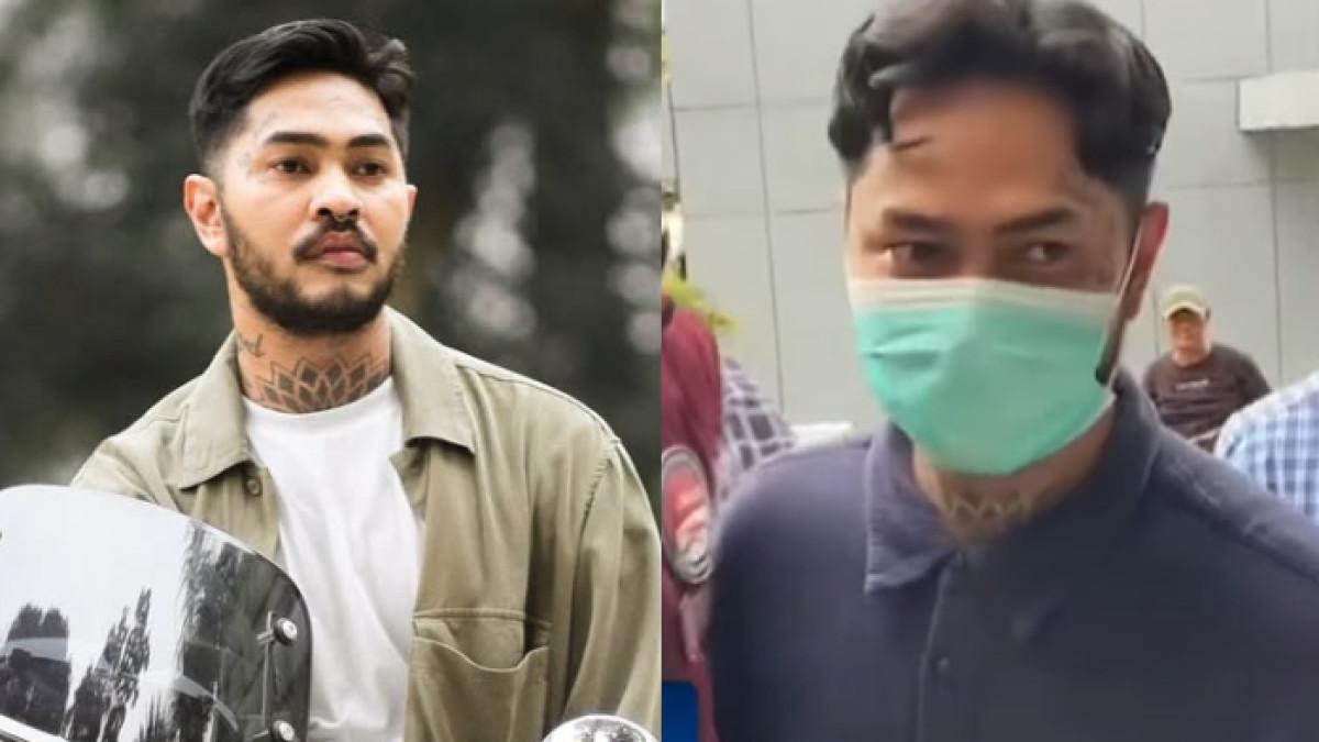 KABAR ONADIO LEONARDO - Onadio Leonardo terlihat menjalani pemeriksaan kesehatan setelah terjerat kasus narkoba. Suami Beby Prisillia nunduk bertemu media