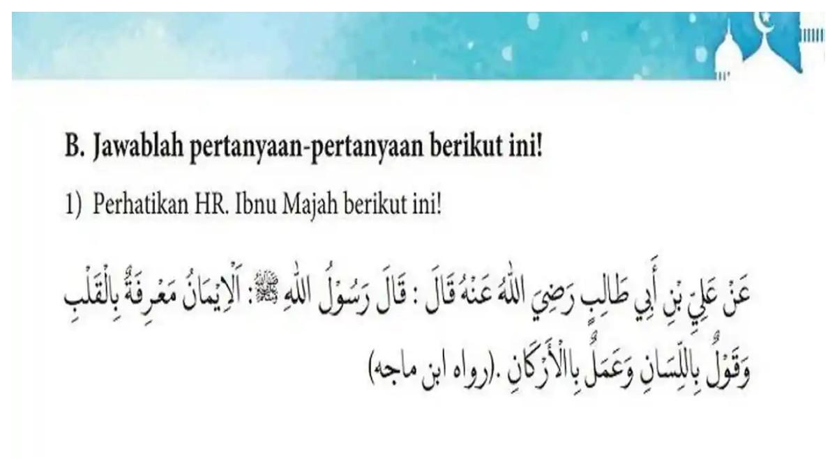 Soal essay bab 2 Buku PAI Kelas 10 Kurikulum Merdeka Halaman 58 - Berikut kunci jawaban mata pelajaran Pendidikan Agama Islam (PAI) kelas 10 Kurikulum Merdeka halaman 55-58.