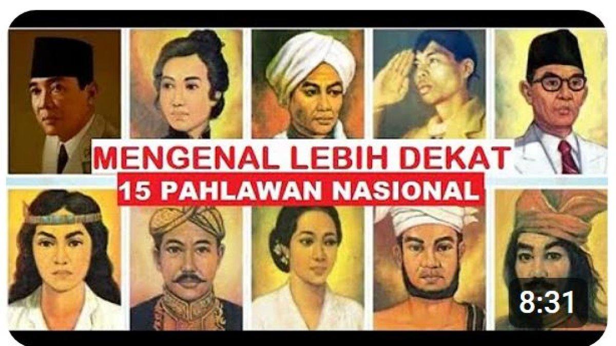 PKN kelas 8 Kurikulum Mereka, pahlawan Indonesia.