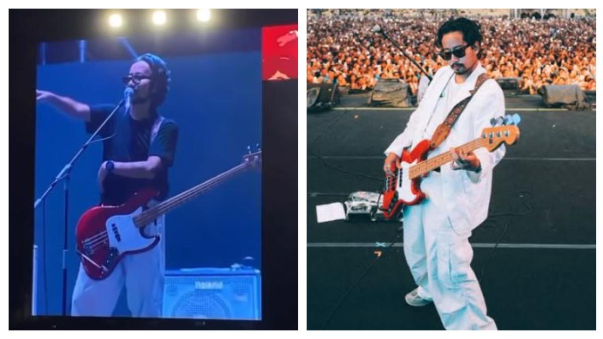 PROFIL AWAN FEAST - Sosok Awan, bassist .Feast tegur oknum polisi diduga pukuli penonton bawa bendera One Piece, lulusan UI, dulu manajer marketing.