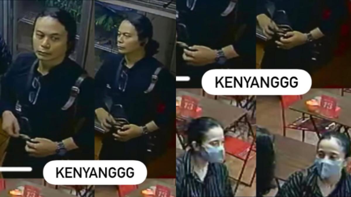 MENCURI MAKANAN - Potret pasutri diduga ambil makanan tanpa bayar di sebuah restoran. Keduanya diduga merupakan pasangan gitaris dan psikolog.
