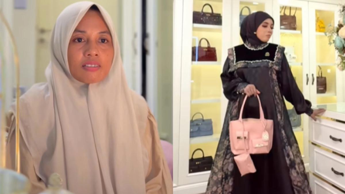 MAKE OVER - Potret Melda Safitri sebelum dan sesudah make over. Ia kini terlihat semakin cantik.