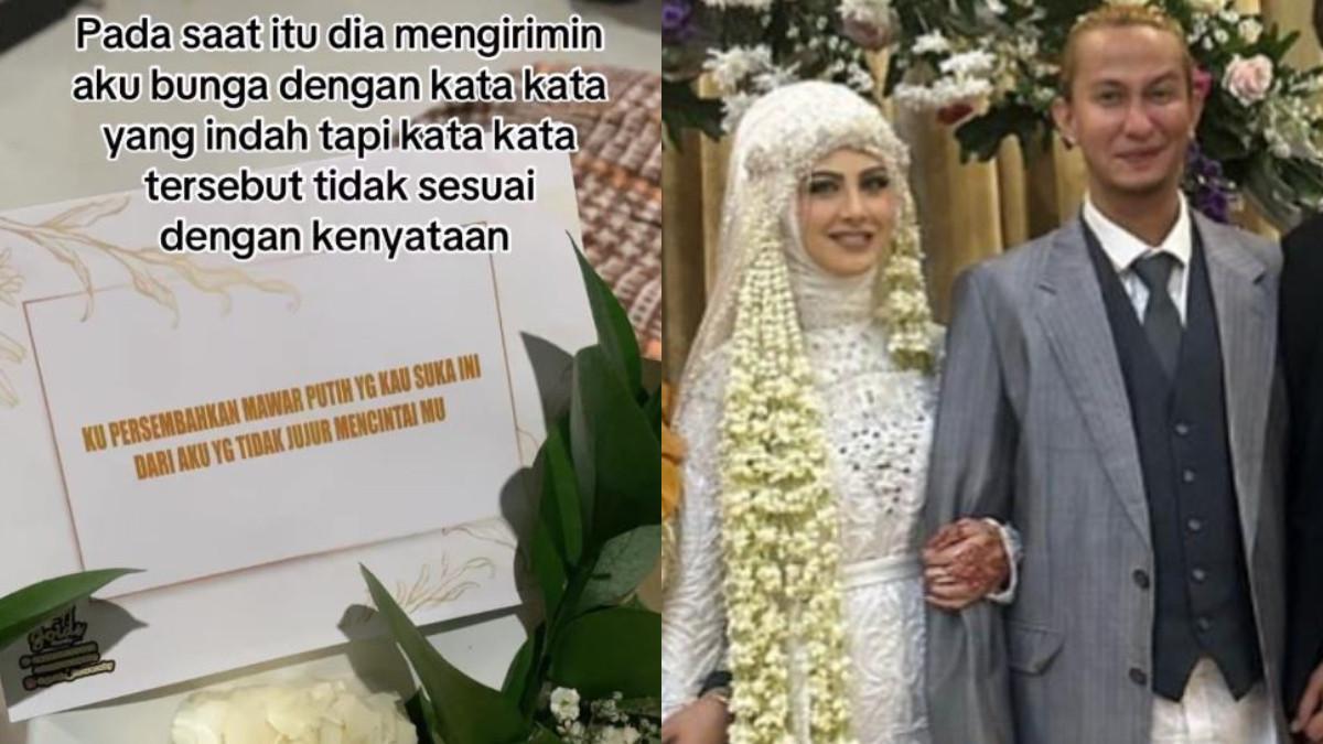 CURHAT HELWA BACHMID - Potret buket bunga dari Habib Bahar untuk Helwa Bachmid dan potret pernikahannya.