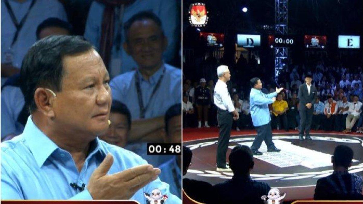 MOMEN Prabowo Joget saat Ingin Tanggapi Keluhan Anies Terkait Demokrasi, Singgung soal Pilkada DKI