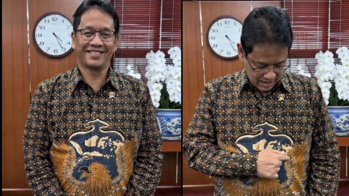 BATIK PURBAYA - Purbaya sering dikomentari karena batiknya 'itu-itu' terus yang dipakai, kini pamer batik baru