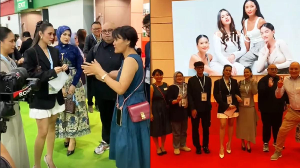 KABAR RAISA - Raisa terlihat sedang berada di Bangkok, Thailand. Ia menghadiri In-Cosmetics Asia 2025.