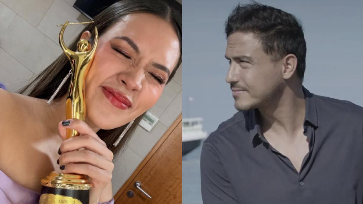 RAISA RAIH PENGHARGAAN - Raisa tidak menyebut nama Hamish Daud saat menangkan nominasi Artis Solo Wanita Pop Terbaik AMI Awards 2025. Ia pilih pamerkan pencapaian itu ke anak, Zalina.