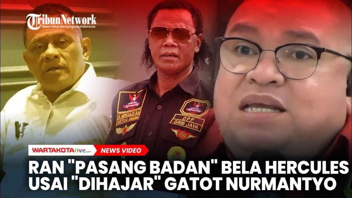 Sosok Razman Arif, Ikut Campur Bela Hercules Dalam Konflik dengan Jenderal TNI Gatot Nurmantyo