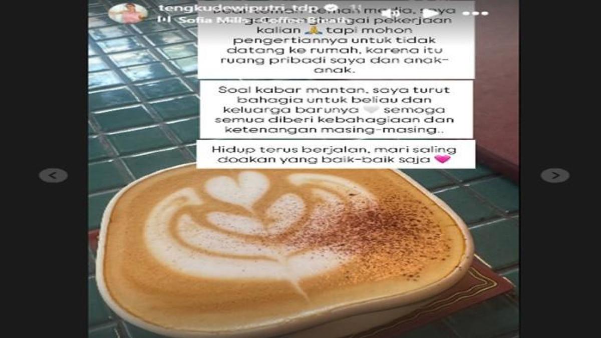 TENGKU DEWI - Respon Tengku Dewi soal kabar Andrew Andika menikah lagi setelah 10 bulan bercerai dengannya.