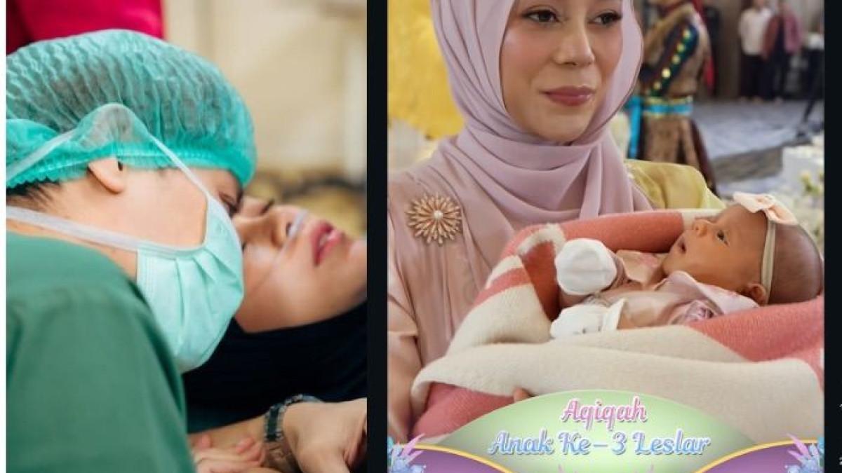 Rizky Billar dan Lesti Kejora akhirnya memperlihatkan wajah putrinya ke publik.