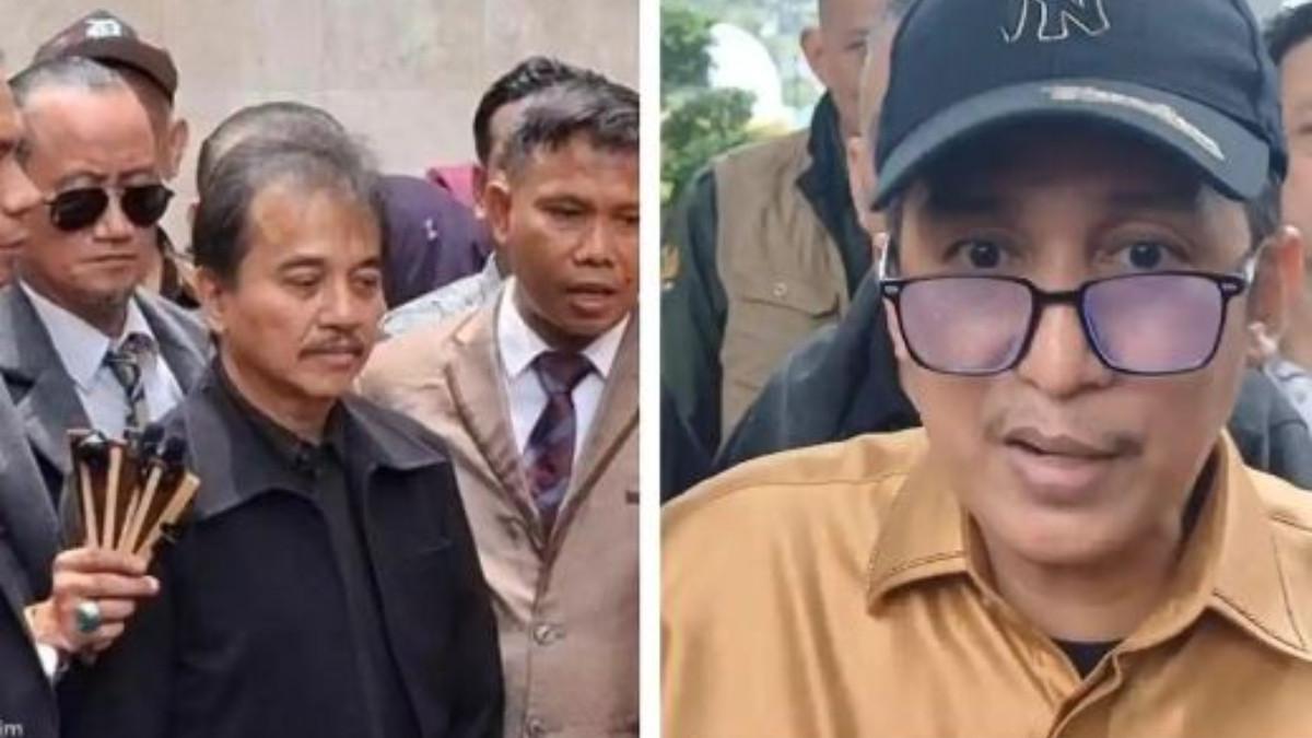 SINDIRAN FIRDAUS OIWOBO - Roy Suryo mengklaim sudah memprediksi dirinya tidak ditahan penyidik Polda Metro Jaya. Ketua Umum Pro Gibran, Firdaus Oiwobo pun memberikan sindiran kepada para tersangka kasus dugaan pemalsuan ijazah Jokowi.