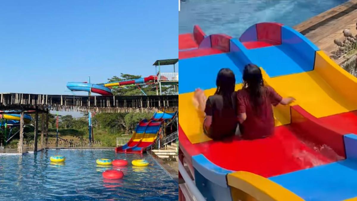 WISATA KLATEN - Seluncuran panjang jadi magnet baru di Soko Alas Reborn Klaten.