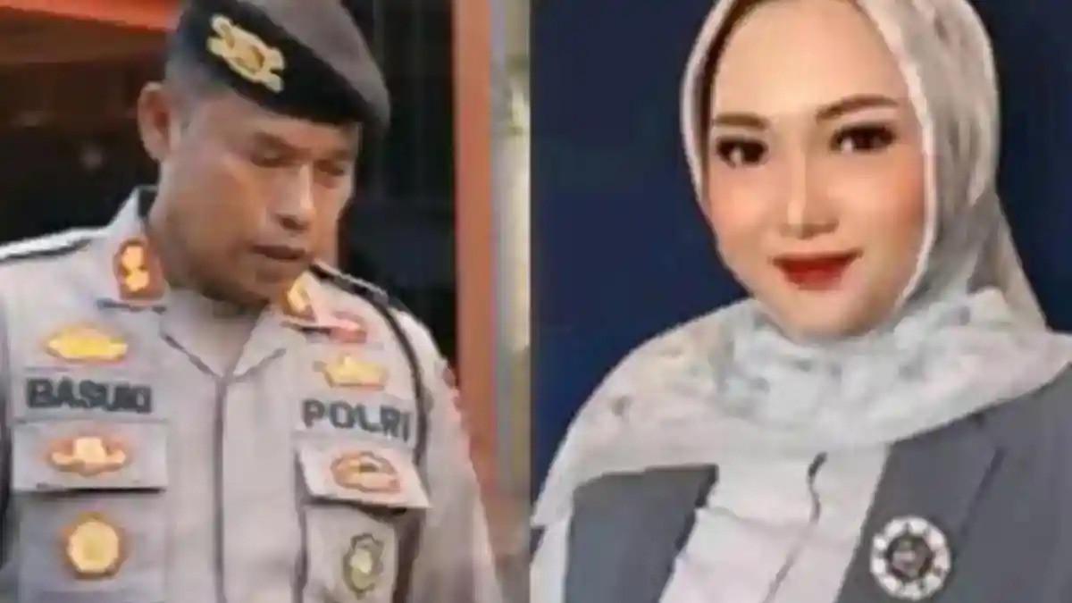 DOSEN TEWAS DI HOTEL - Foto AKBP Basuki (kiri) dan foto dosen (kanan) korban yang tewas tanpa busana di kamar hotel di Semarang. - Di tengah kecurigaan keluarga korban kepadanya, AKBP Basuki mengurai peristiwa sebelum sang dosen ditemukan tewas tanpa busana