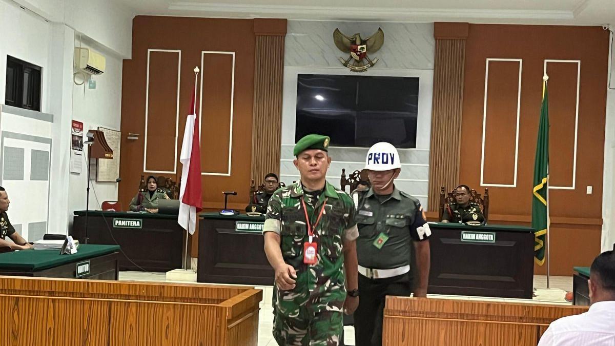 TNI KASUS PEMBUNUHAN - Majelis hakim Pengadilan Militer I-02 Medan menggelar sidang putusan Sertu Riza Pahlivi, terdakwa penganiayaan pelajar inisial MHS (15) hingga meninggal dunia pada Senin (20/10/2025).