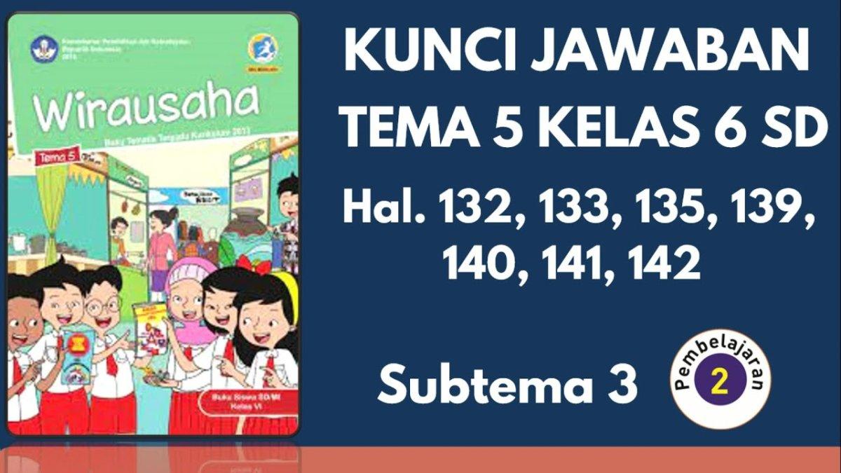 Soal & Kunci Jawaban Tema 5 Kelas 6 SD Halaman 132 133 135 140 dan 141: Faktor saat Melakukan Usaha