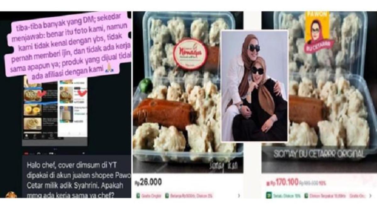 SOSOK AISYAHRANI -- Sosok Aisyahrani menjadi sorotan usai comot foto siomay hasil karya Chef Devina Hermawan. Bukan cuma Chef Devina Hermawan, foto produk UMKM dari Dapur Nonaqu juga jadi korban comot foto. Foto siomay dari Dapur Nonaqu diposting di showcase jualan Aisyahrani.