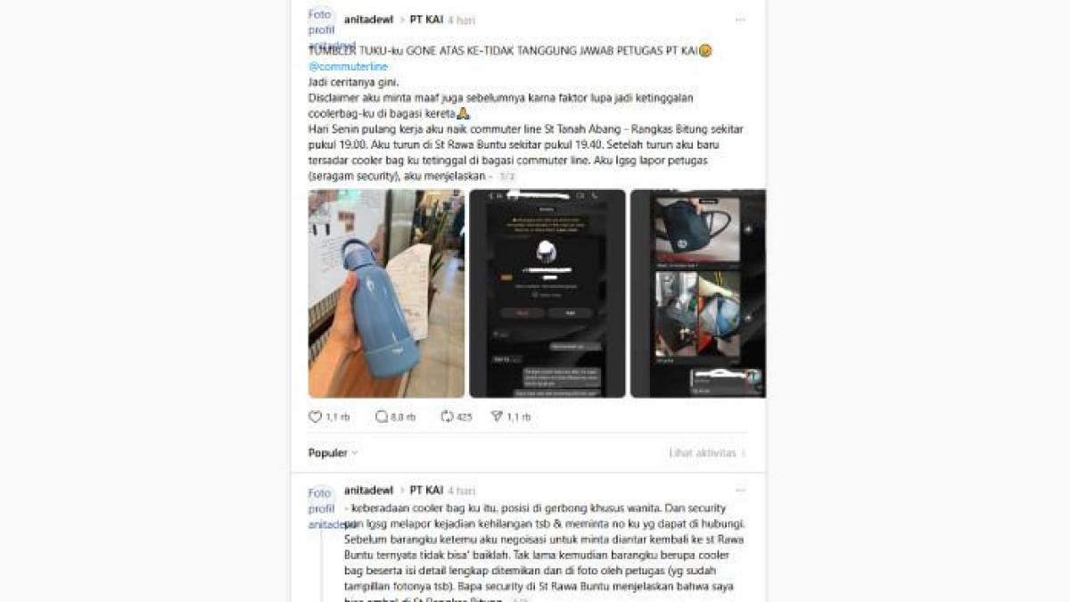 Postingan Thread yang Menyebabkan Argi Dipecat, Penumpang Mengeluh ...
