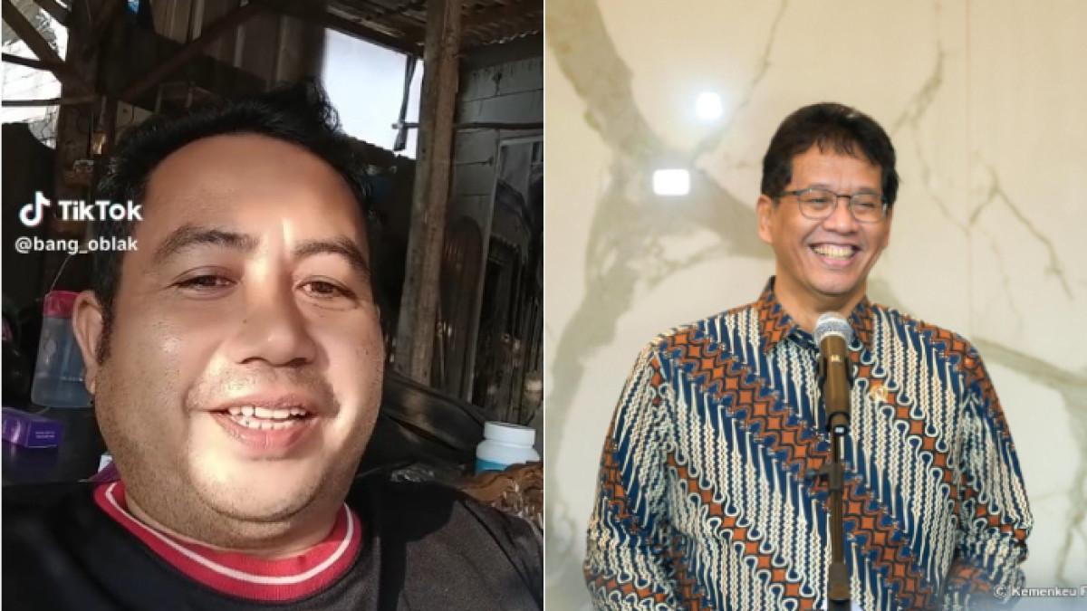 SOSOK VIRAL - Sosok Bang Oblak mendadak jadi sorotan usai mengaku sebagai tetangga Menteri Keuangan Purbaya Yudhi Sadewa.