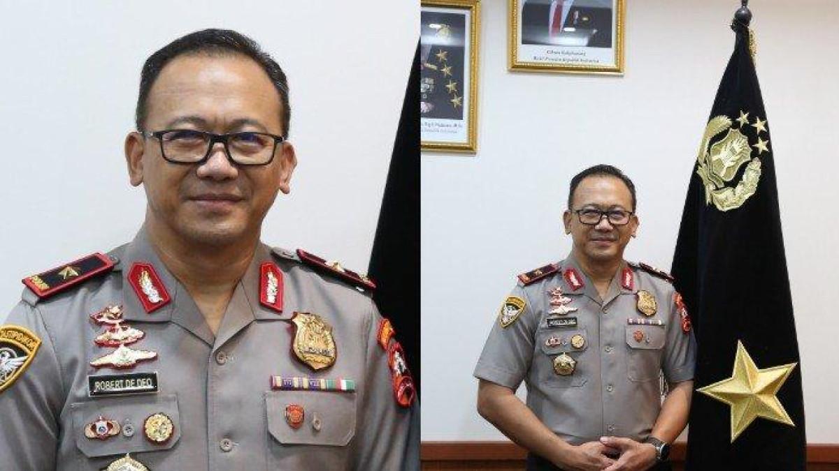 POLISI PECAH BINTANG - Sosok Brigjen Pol Roberthus Yohanes De Deo Tresna Eka Trimana, putra Pangkalpinang yang berhasil pecah bintang di Kepolisian Republik Indonesia.